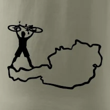 Cyklista - Mapa Rakúska