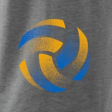 Volejbalová lopta raster farebný Volejbalová lopta raster farebný