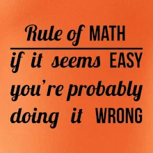 Rule of math
