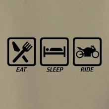 Eat sleep ride - cesta