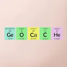 Geocache - periodická tabuľka