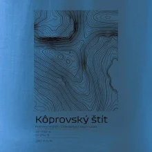 Kôprovský štít - vrstevnice v obdĺžniku
