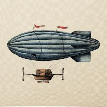 Vzducholoď farebná