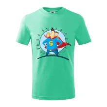 Táta superman - dievča a chlapec