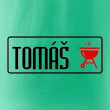 Tričko na grilovanie s vlastným menom
