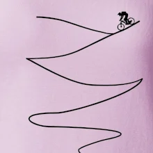 Cyklo zjazd z kopca Cyklo zjazd z kopca