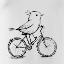 Vtáčik na bicykli
