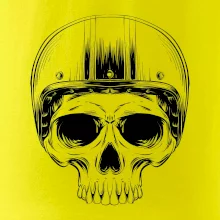 Motorkár lebka s guľatou hlavou