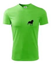 Americký stafordšírsky teriér Na prsníku