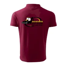 Bagrista v kruhu - vlastný nápis