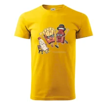 Súboj o hranolky kečup tatárka Súboj o hranolky kečup tatárka