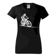 MTB kreslený cyklista