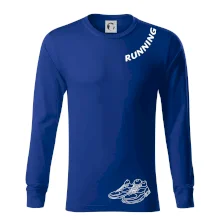 Running nápis šikmo