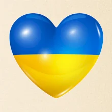 Ukrajina srdce vlajka Ukrajina srdce vlajka
