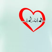 Moje srdce bije pre hudbu - srdce malé