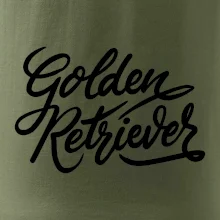 Golden retriever - nápis okrasný