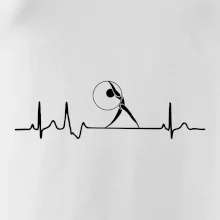 EKG moderná gymnastika obruč