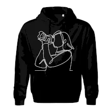 Fotografka stojaca jedným ťahom Fotografka stojaca jedným ťahom