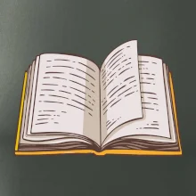 Kniha farebná otvorená Kniha farebná otvorená