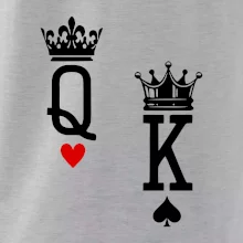 King & Queen logo na prso