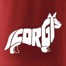 Corgi - nápis v tele