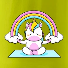 Yoga jednorožec - dúha