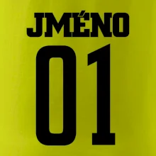Futbalový dres - vlastné meno a číslo