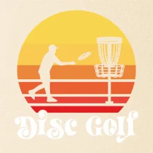 Disc golf postava vintage Disc golf postava vintage