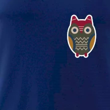 Folklór na prsníku sova