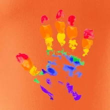 LGBT hand print