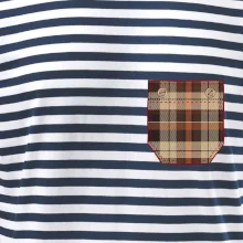 Flanelové triko hnědé