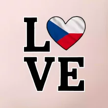 Love Česká vlajka