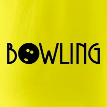 Bowling nápis Bowling nápis