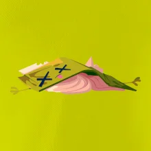 Kreslená kniha unavená