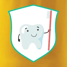 Zúbok na prsníku - zubná kefka