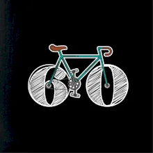 Narodeniny 60 rokov na bicykli