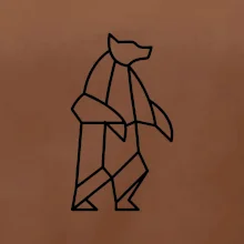 Geometria ľadový medveď stojaci