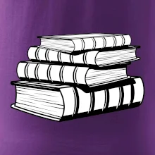 Knihy čiernobiele na sebe