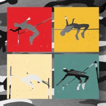 Skok do výšky vintage