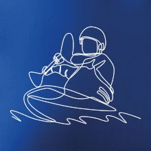 Kajak na vode jedným ťahom Kajak na vode jedným ťahom