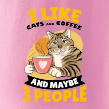 I like cats and coffee and maybe 3 people