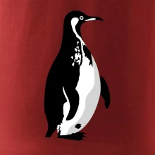 Tučniak čiernobiely z boku