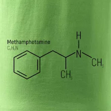 Molekulárna štruktúra Metamfetamín