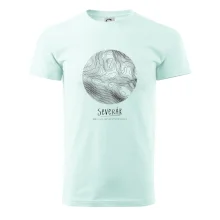 Severák - vrstevnice v kruhu