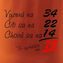 Vyzerá, cíti sa, chová sa - 70 rokov