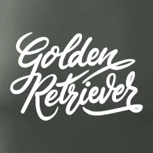Golden retriever - nápis okrasný Golden retriever - nápis okrasný