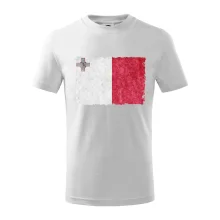 Vlajka Malta ohrýzaná