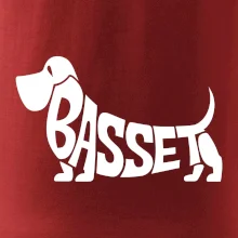 Basset nápis v tele