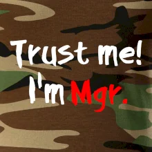 Trust me I´m  Mgr. / Ver mi som Magister.