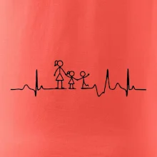 Ekg mamička a dievča + chlapec